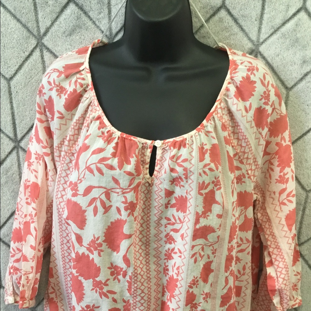 Gap Cotton Patterned boho Blousse